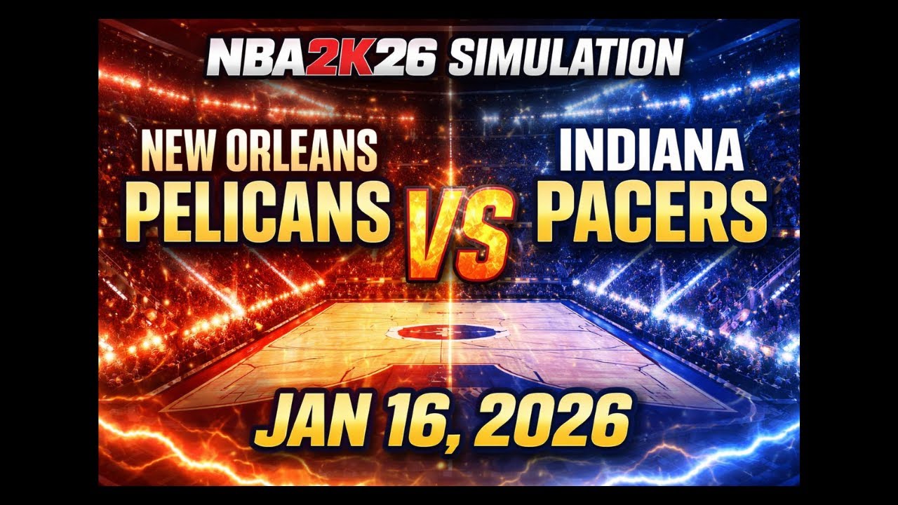 Pelicans vs Pacers Full Game Highlights - Jan 16, 2026 | NBA 2K26 Simulation