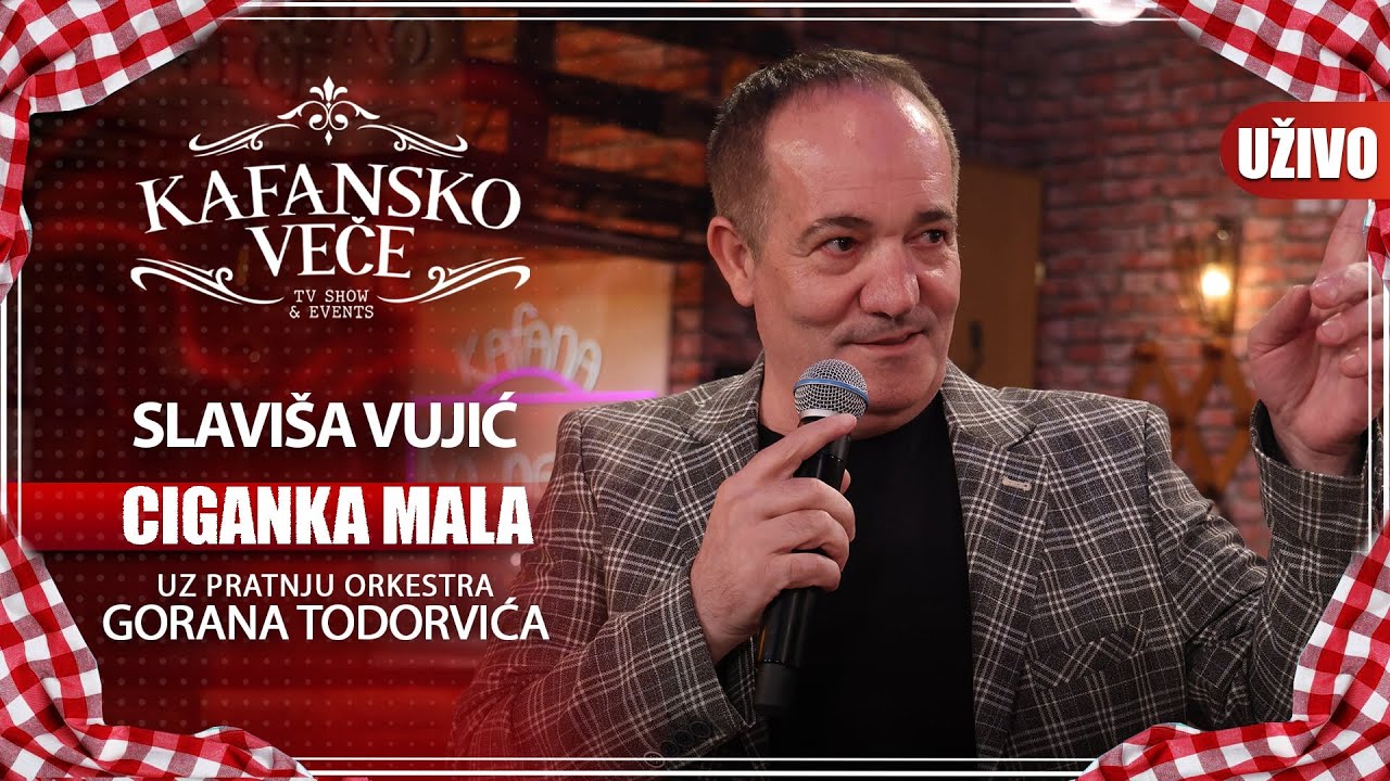 SLAVISA VUJIC - CIGANKA MALA | UZIVO |(ORK. GORANA TODOROVICA)|2023 | KAFANSKO VECE