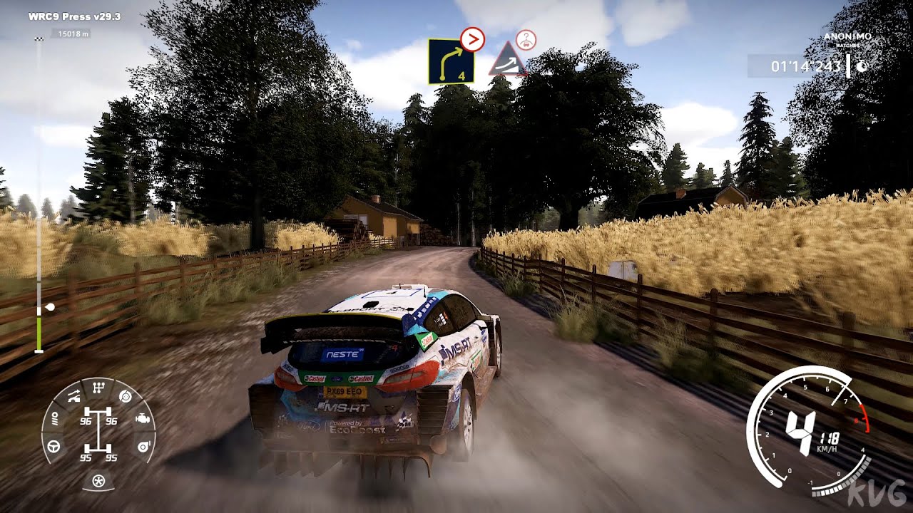 WRC 9 FIA World Rally Championship - Neste Rally Finland - Dynamic Weather Gameplay