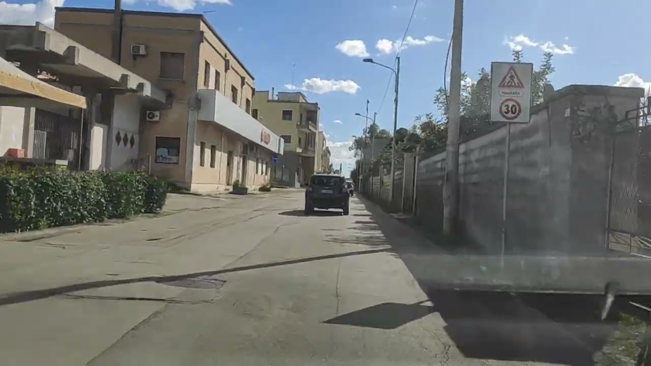 IN AUTO da MARTANO a MAGLIE.( Lecce ITALY 🇮🇹. 