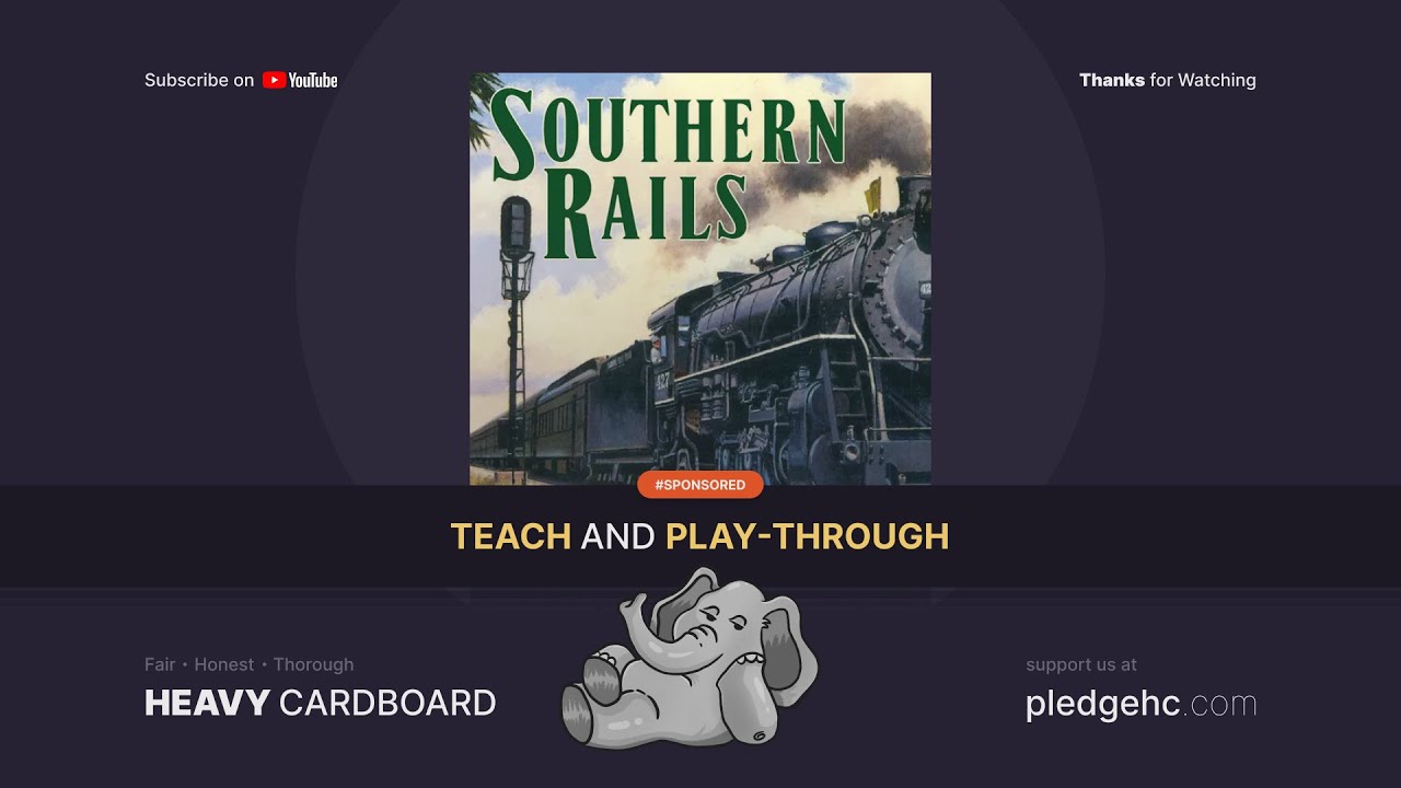 Southern Rails - 5p Teaching & Play-through by Heavy Cardboard