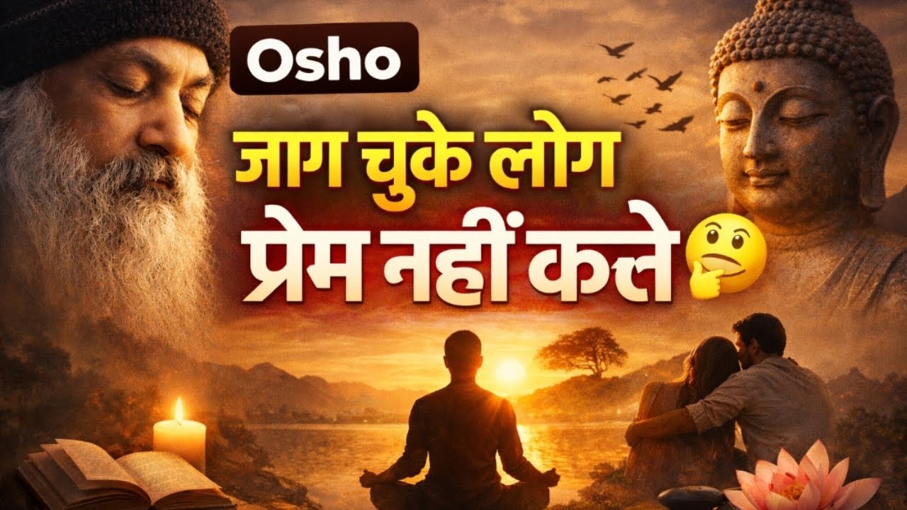 जाग चुके लोग प्रेम नहीं करते | Osho की सबसे रहस्यमयी सच्चाई | Secret of Wisdom#Osho#OshoHindi