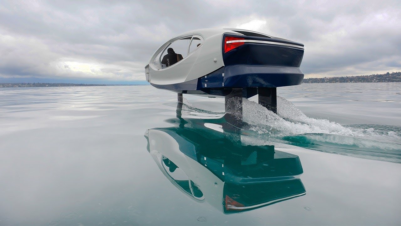 SeaBubbles testing the Fly By Wire control system