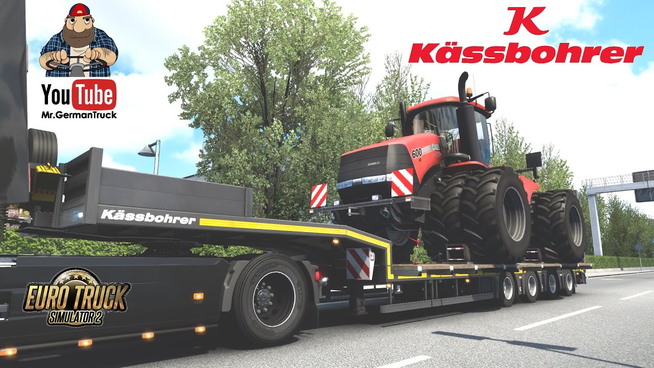 [ETS2 v1.44] Ownable overweight trailer Kassbohrer LB4E v1.1.10