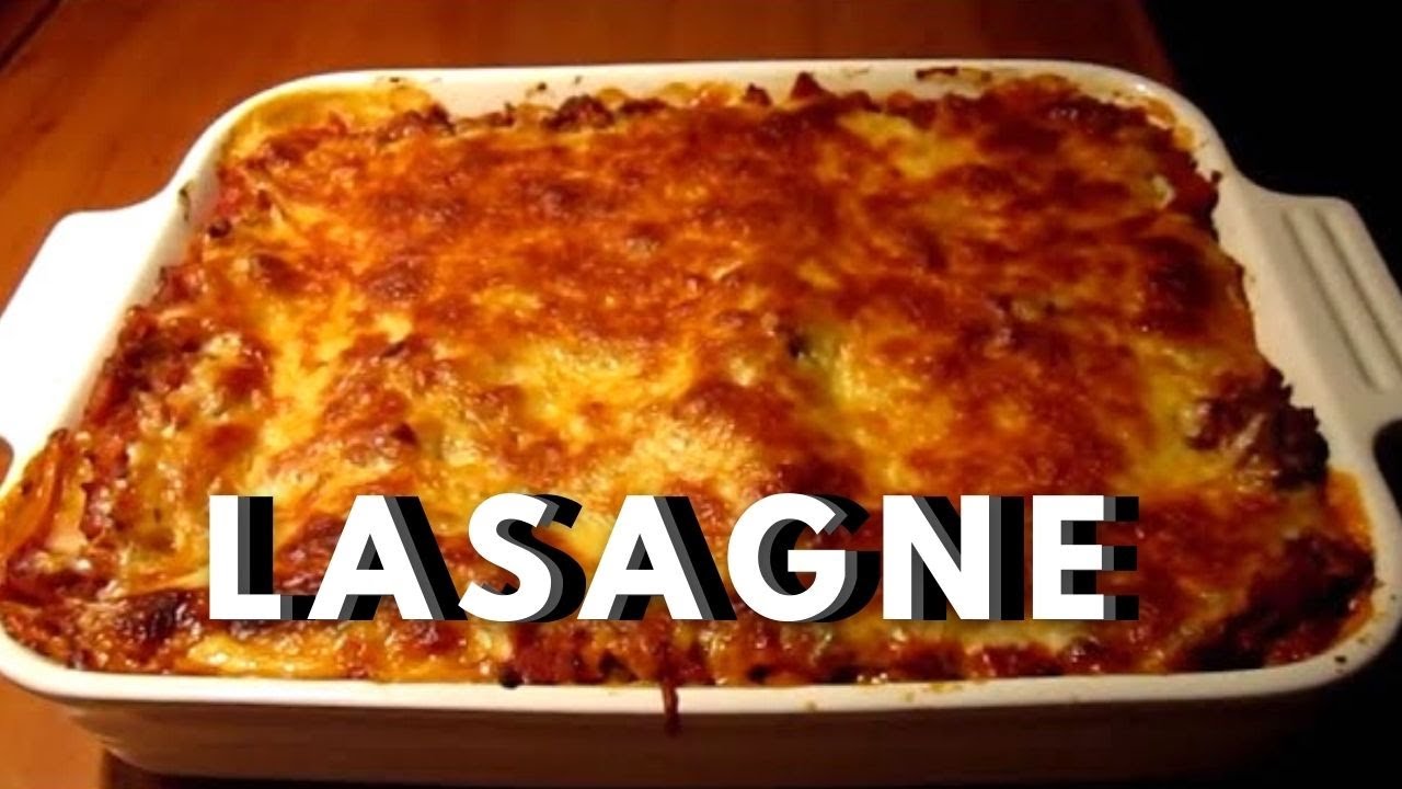 Lasagne à la bolognaise et au béchamel faite maison / Lasagnes traditionnelles - Recette # 2