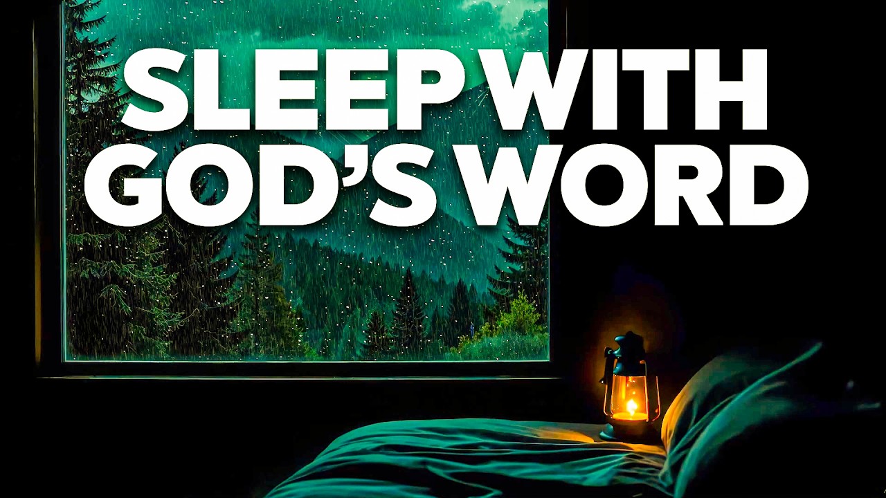 Bible Verses with Rain for Sleep and Meditation | Sleep With God's Word