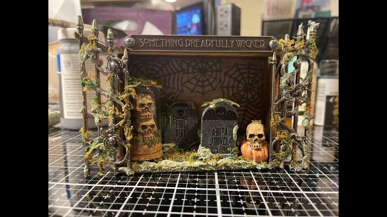 Tim Holtz Vignette box project