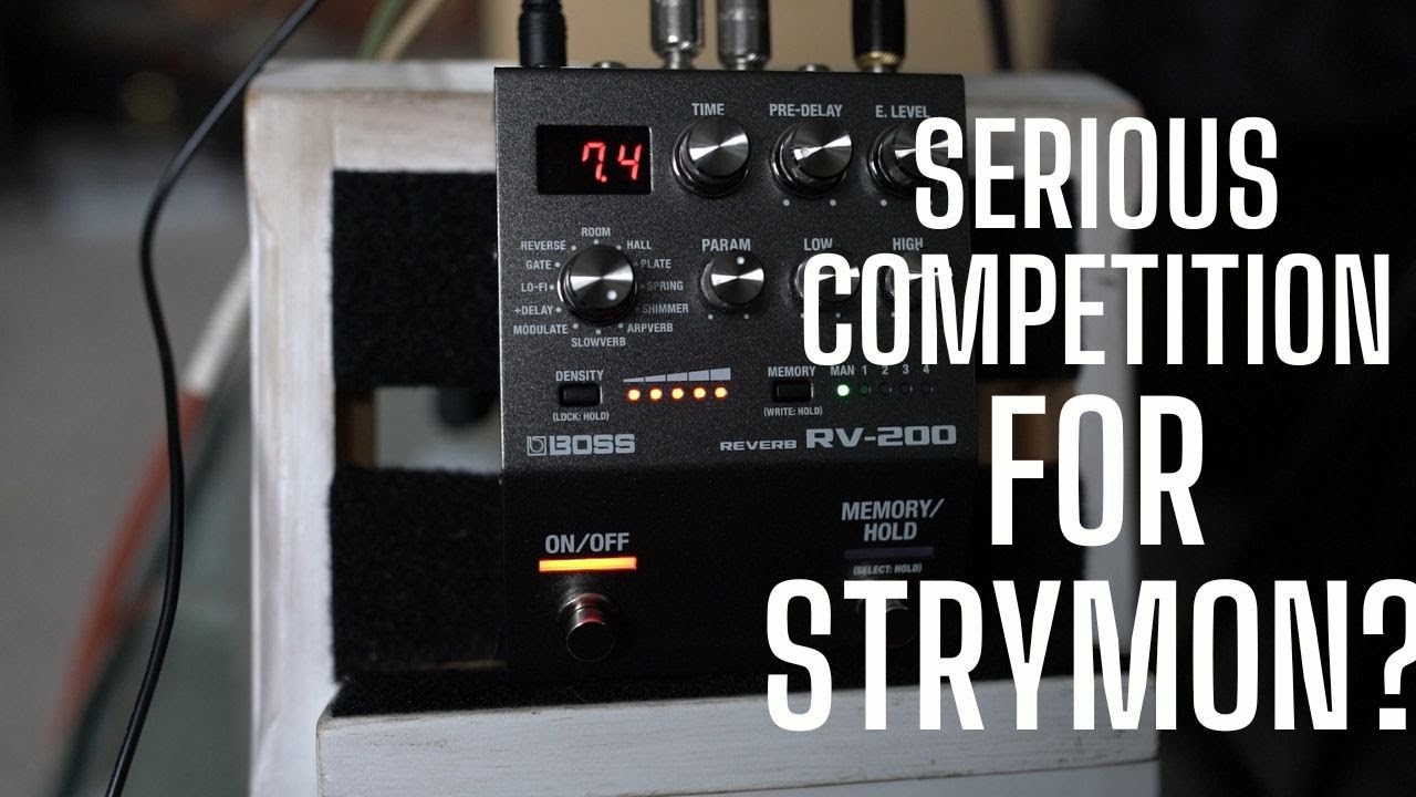 I TOTALLY Slept on the BOSS RV200 - GREAT Reverbs