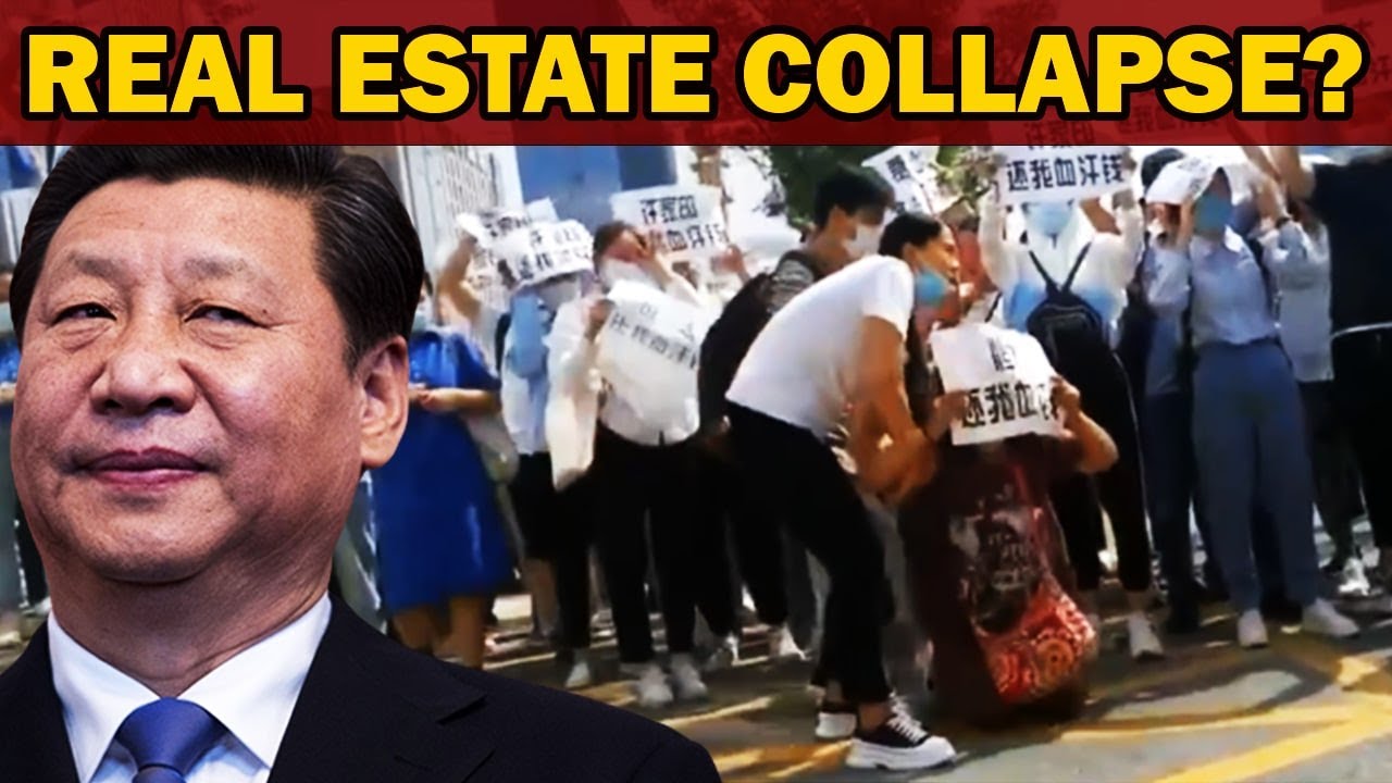 Chinese real-estate COLLAPSING? Huge protests against Evergrande Group