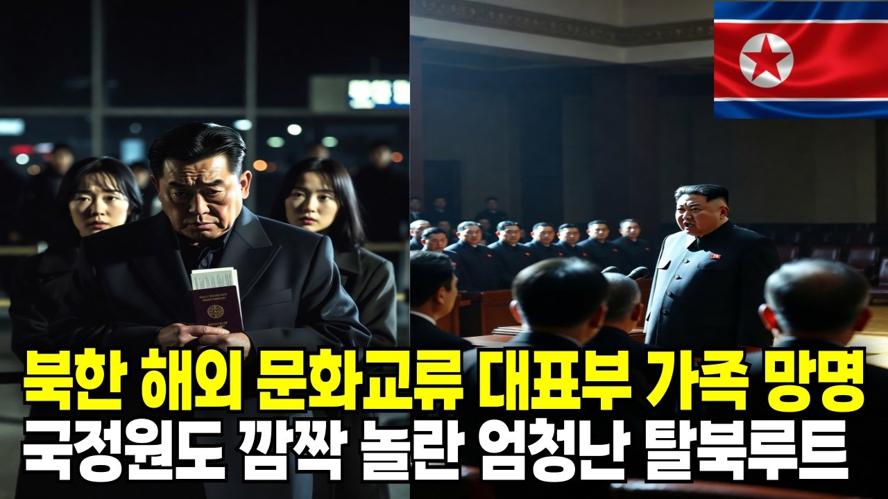 북한 해외 문화교류 대표부 가족 망명 , 국정원도 깜짝놀란 탈북루트 [탈북감동사연][탈북사연][북한사연][감동사연][오디오북]