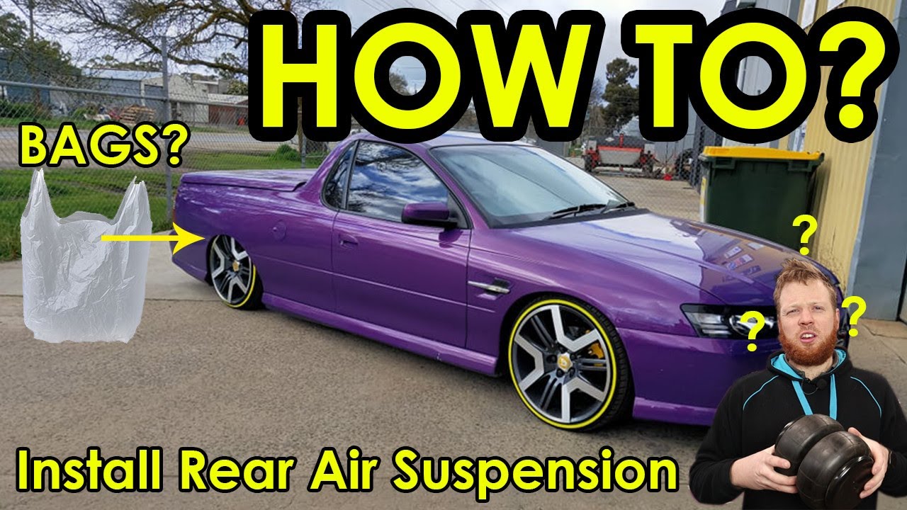 How To Install Rear Airbag Suspension  - Holden VZ Commodore Ute BAGS