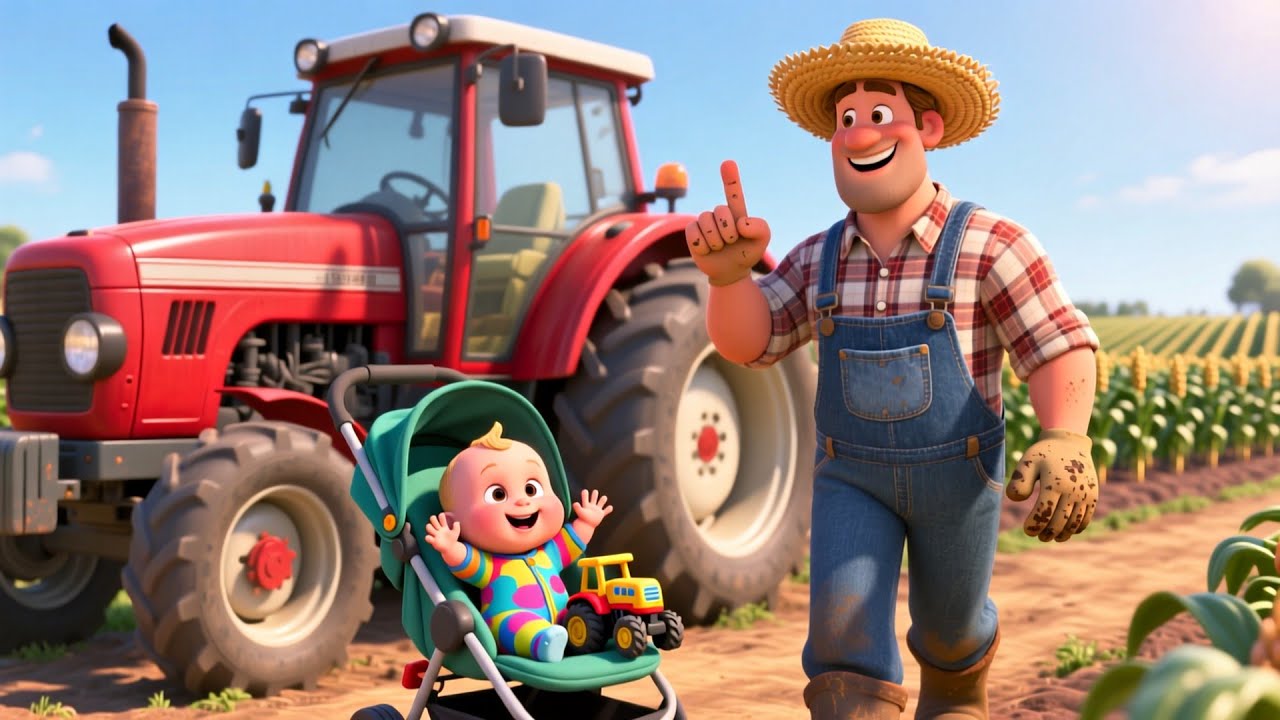 Beep Beep Tractor 🚜🎶 | Fun Learning for Kids | Preschool Vehicle Adventure