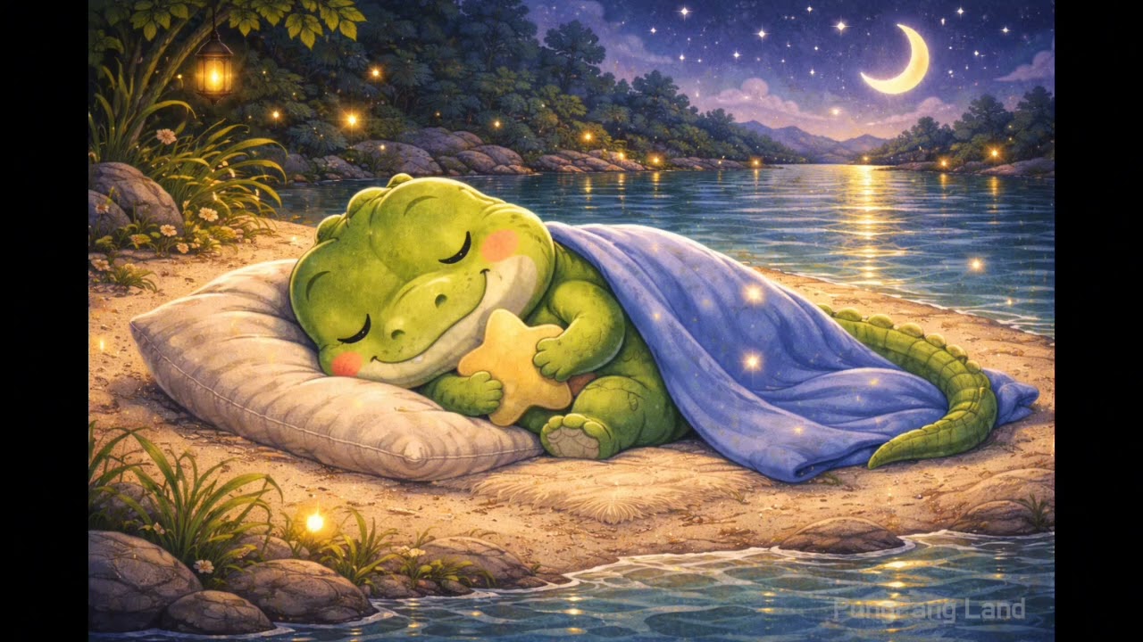 아로와 함께 잠드는 15분 자장가 🐊🌙
