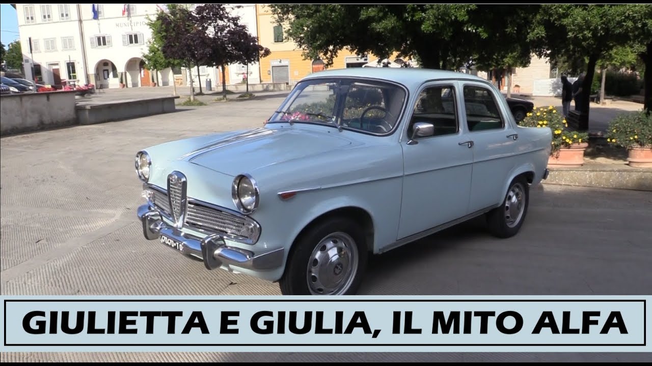 Giulietta e Giulia, il mito Alfa: Alfa Romeo Giulietta TI terza serie, Alfa Romeo Giulia 1.3 TI