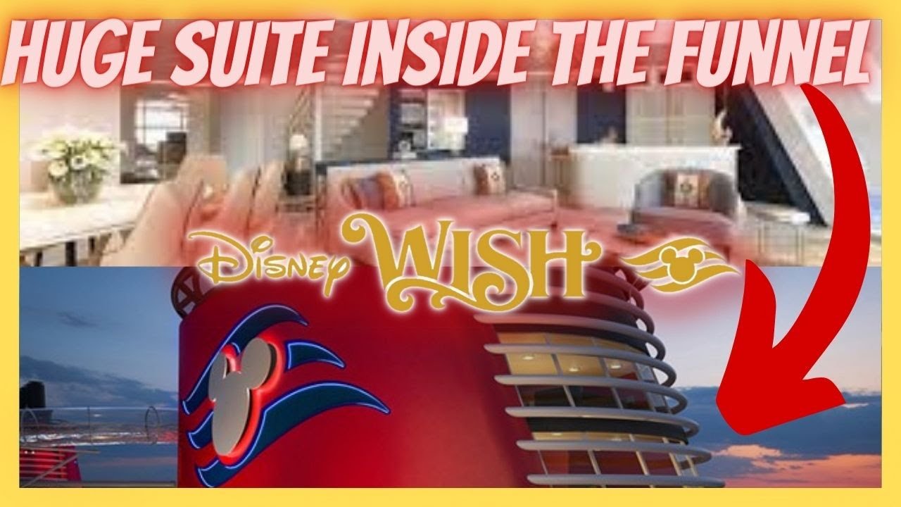 Touring the TOWER SUITE on Disney Wish Cruise Ship INSIDE THE FUNNEL !!
