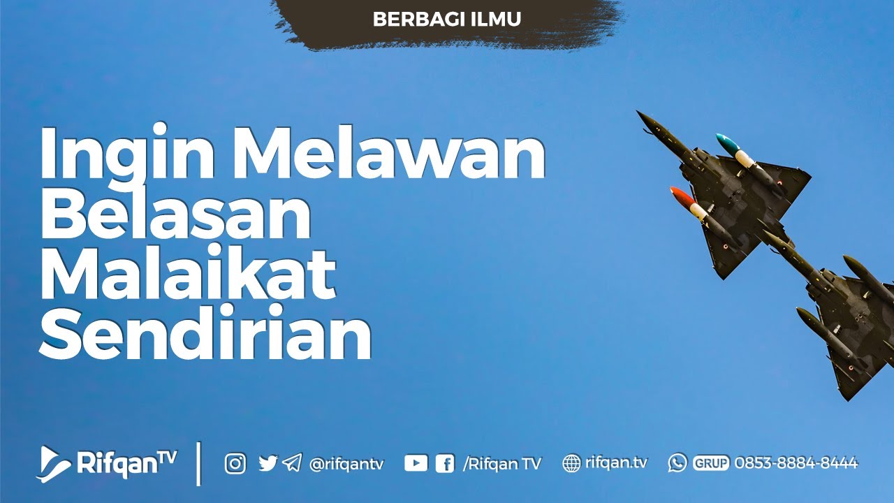 Ingin Melawan Belasan Malaikat Sendirian - Ustadz Dr. Firanda Andirja, Lc., M.A