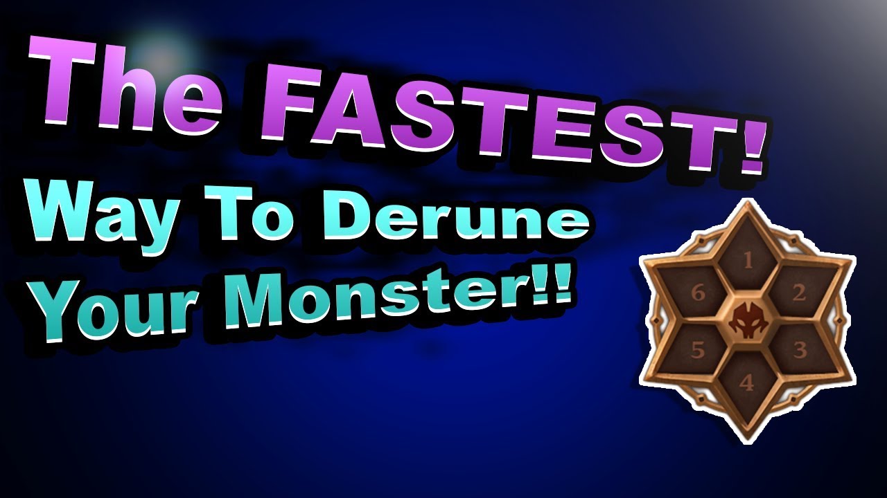 One Click Trick to derune your Monster!!! | SUMMONERS WAR
