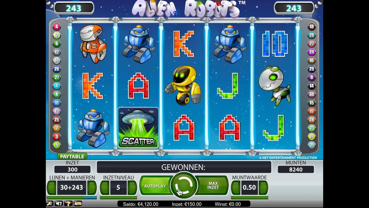 Alien Robots slot machine