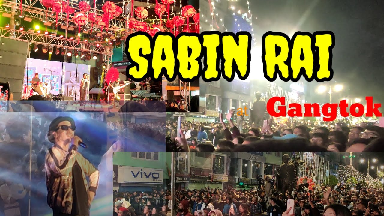 Sabin Rai live concert || MG Mark Gangtok || World AIDS Day 2024 @sabinraisong