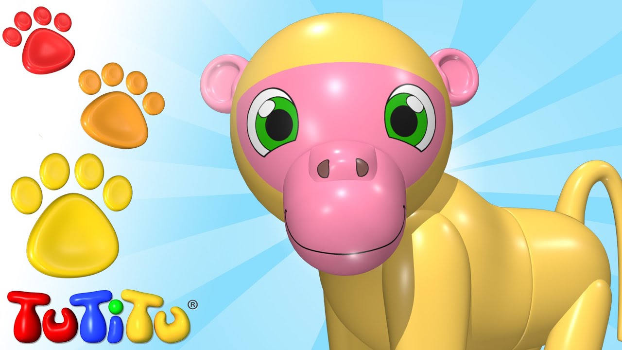 Mamíferos 6 🌻 Aprenda nomes de animais com a construção de brinquedos do TuTiTu para bebês