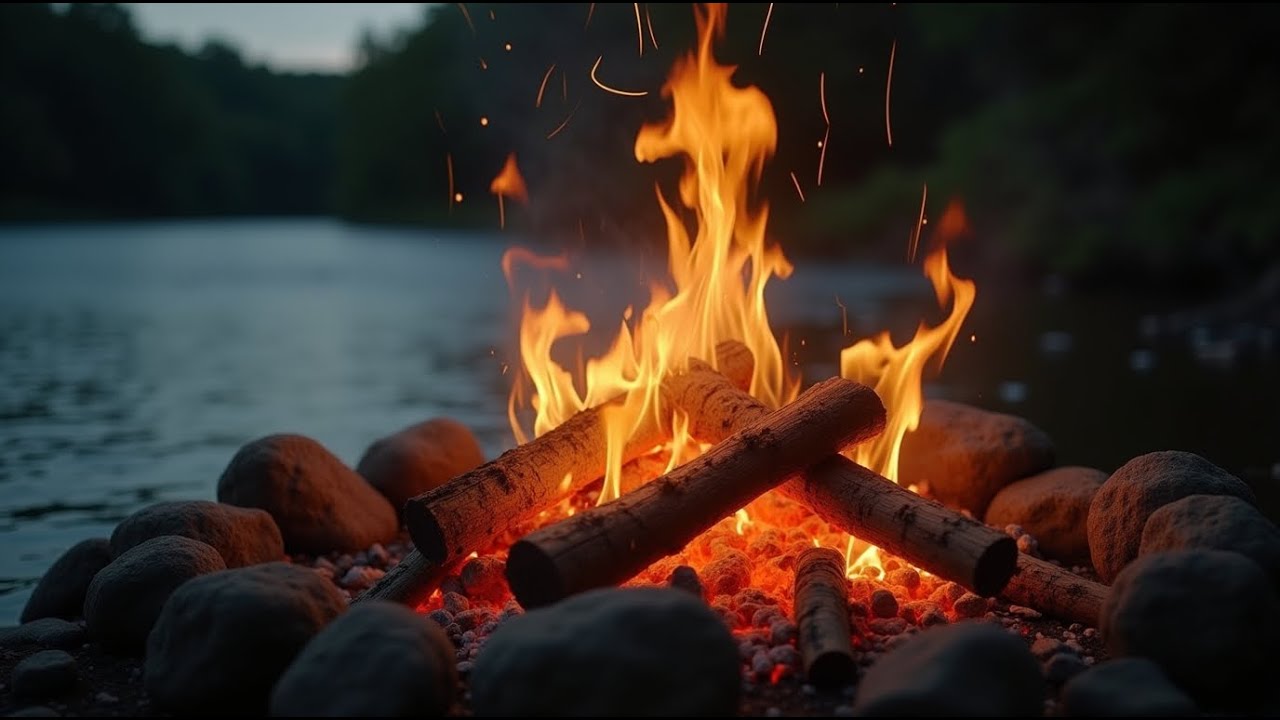 Relax by the Fire – Soothing Campfire Sounds