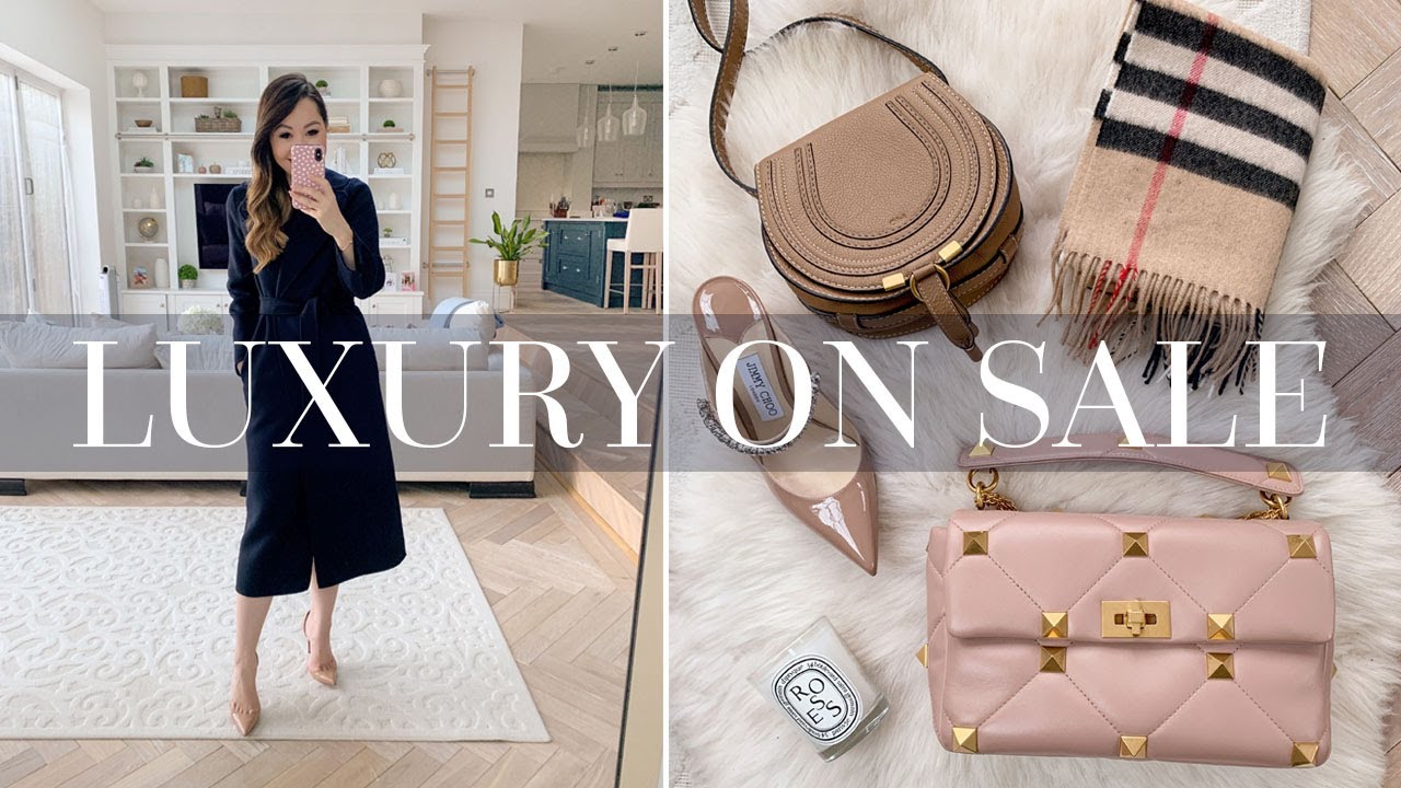 LUXURY HAUL + SALE ROUND-UP! Valentino, Chloe, Burberry, Max Mara etc. on sale!