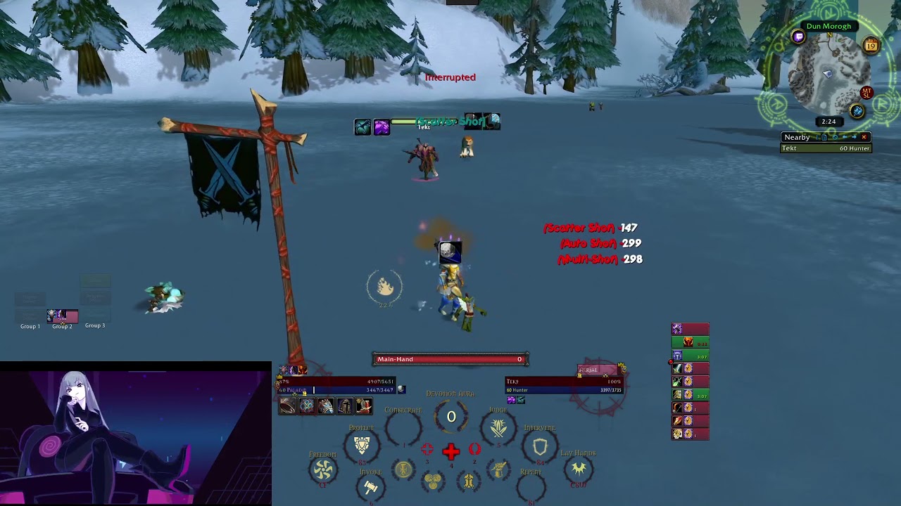 Classic WoW ret reckoning paladin Duel Tournament