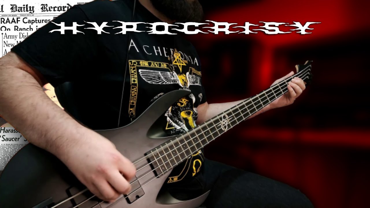 HYPOCRISY - Roswell 47 [Bass Cover with Solar AB2.4 Baritone Bass]