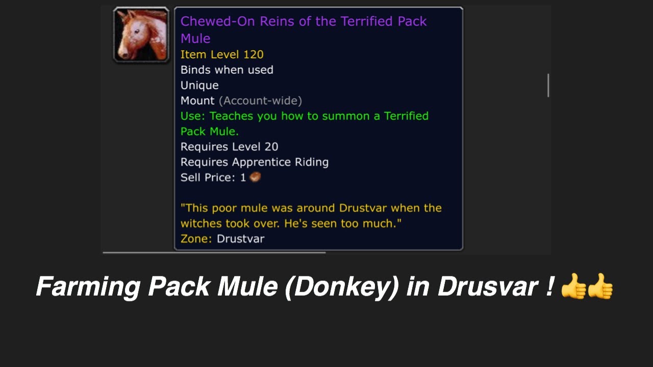 World of Warcraft: BFA Gold Farming Video, Drustvar BoEs, Mount, and Cloth Farming !