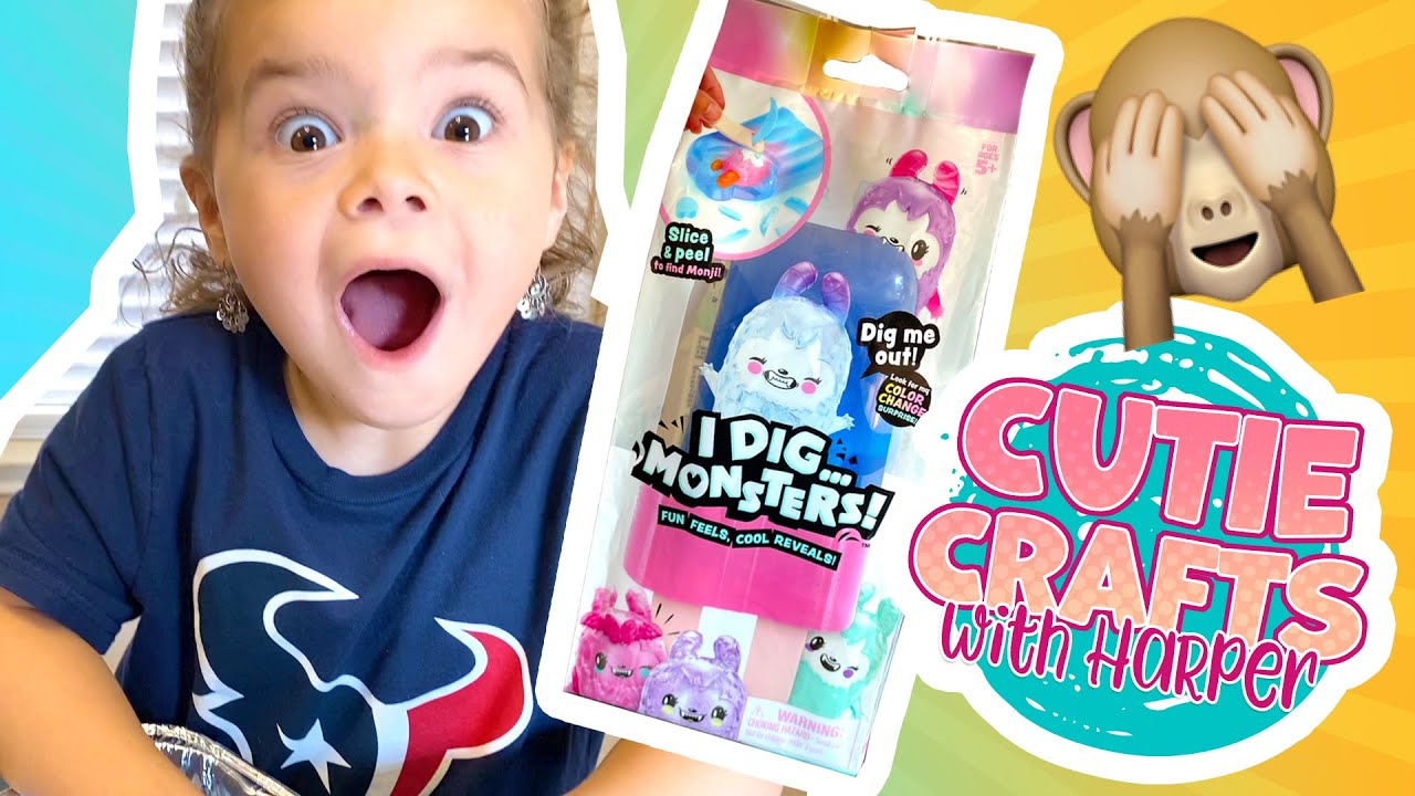 OMG! Cutest and MESSIEST mystery surprise Monji monster reveal EVER!