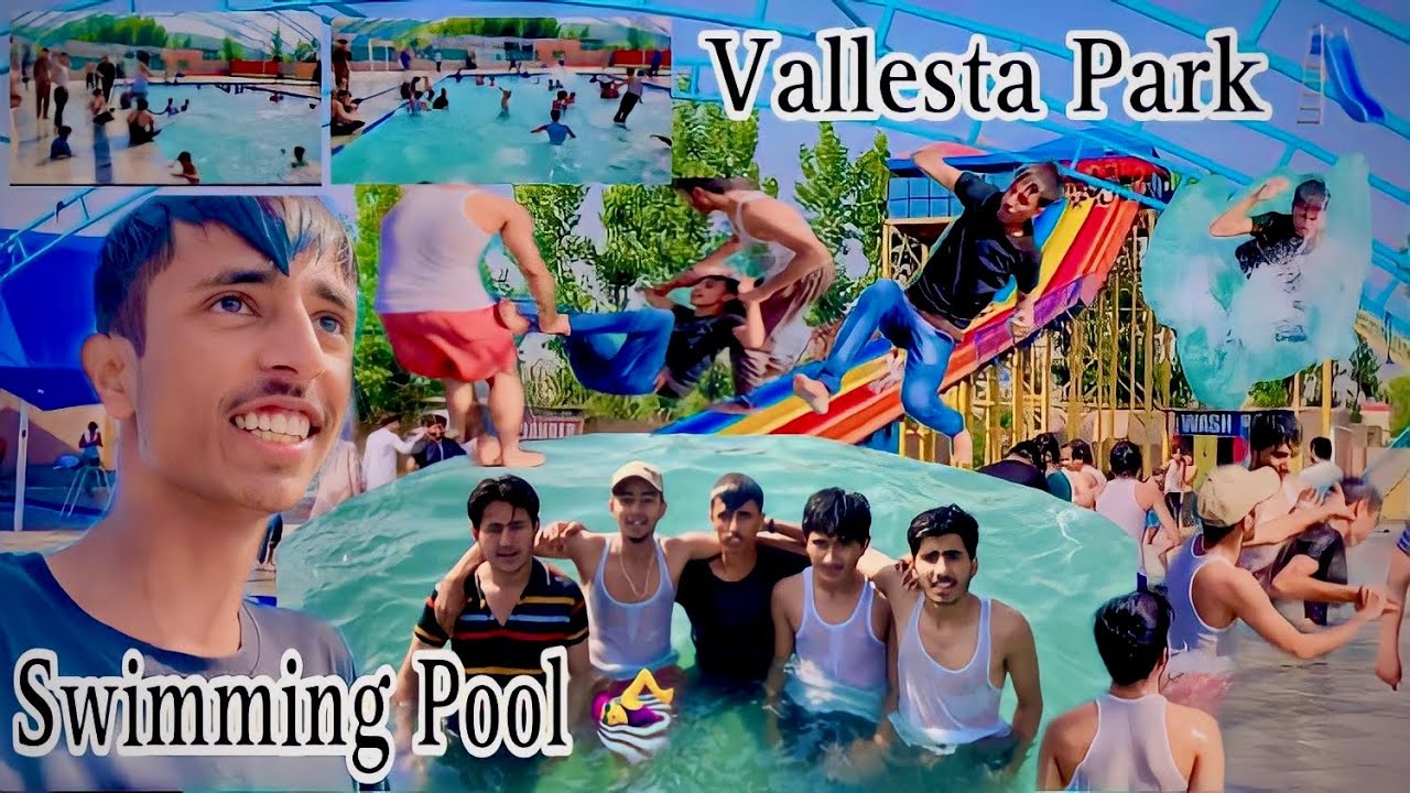 Swimming Pool 🏊‍♀️ || The Most Beautiful Park In Wahcantt || Vallesta Park 🛝