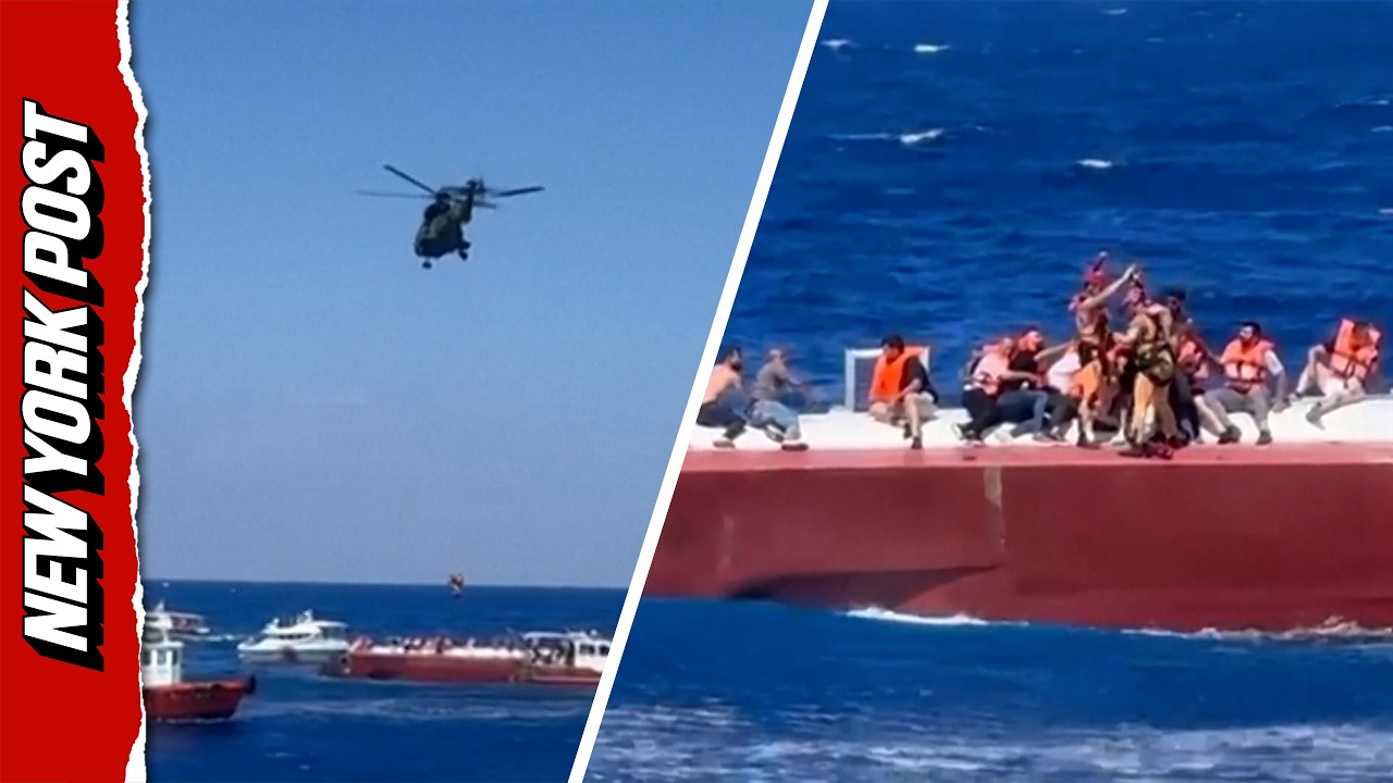 Heart-Stopping Rescue Saves Capsized Ship Passengers Off Cyprus