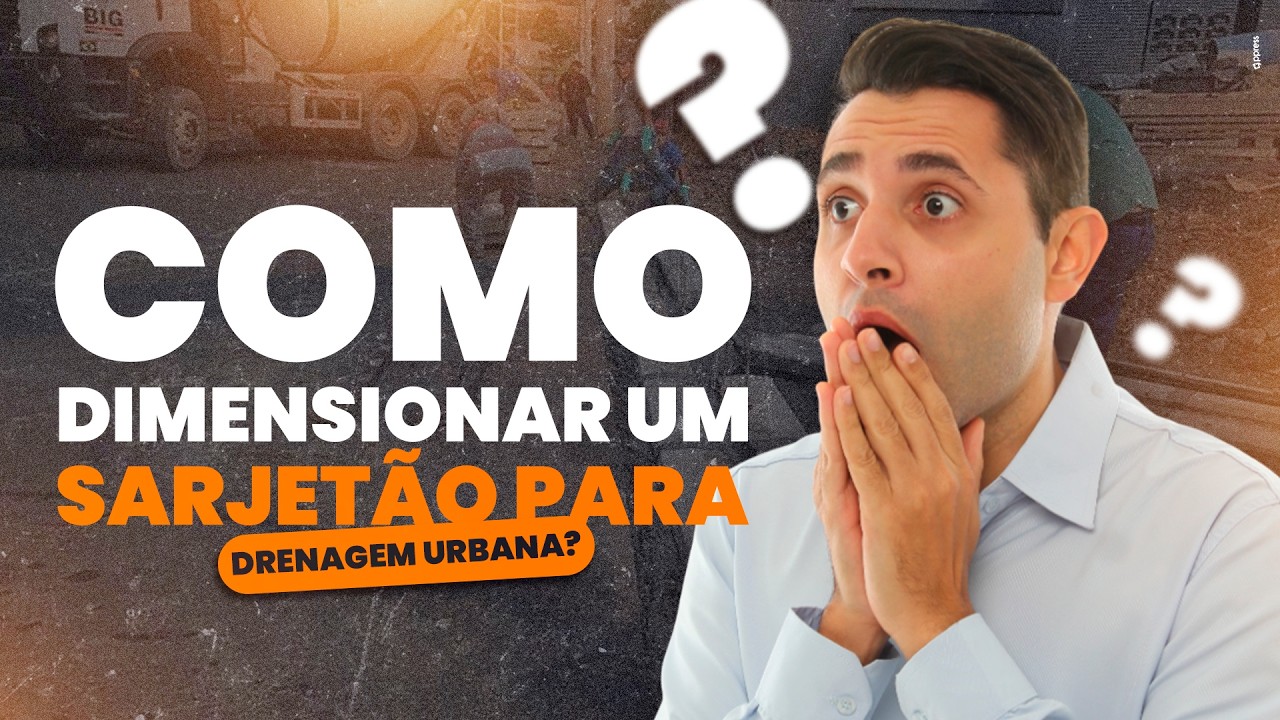 Como DIMENSIONAR um SARJETÃO para DRENAGEM URBANA