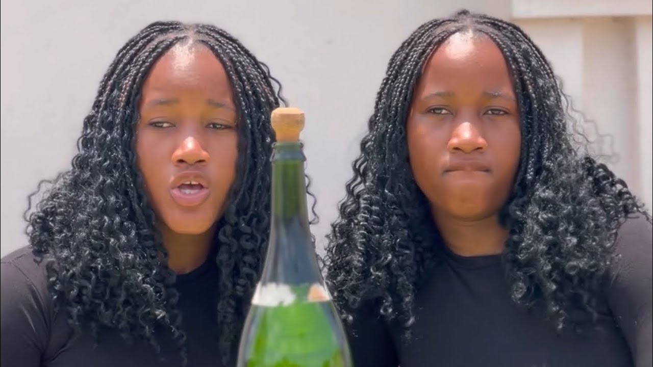 Celui qui arrive à finir les verre partira avec les jumelles 👯‍♀️