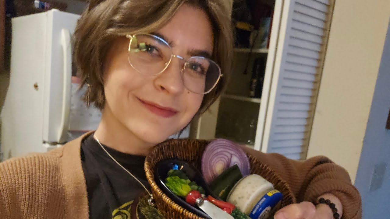 Making ranch-y dip ASMR! 