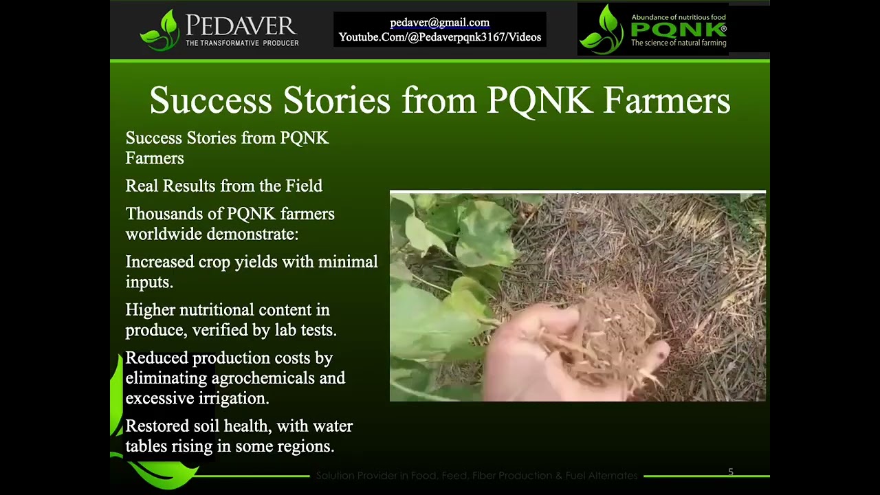 Regenerative Farming  The PQNK Model for a Sustainable Future