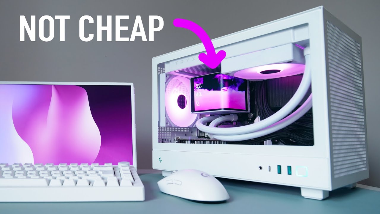 The BEST AIO SCREEN Liquid Cooler - TRYX PANORAMA ARGB 240 White