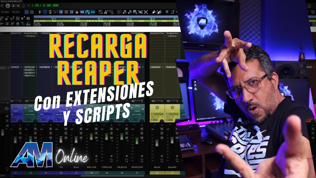 Recarga REAPER con EXTENSIONES y SCRIPTS : Instala Reaper con las mejores herramientas