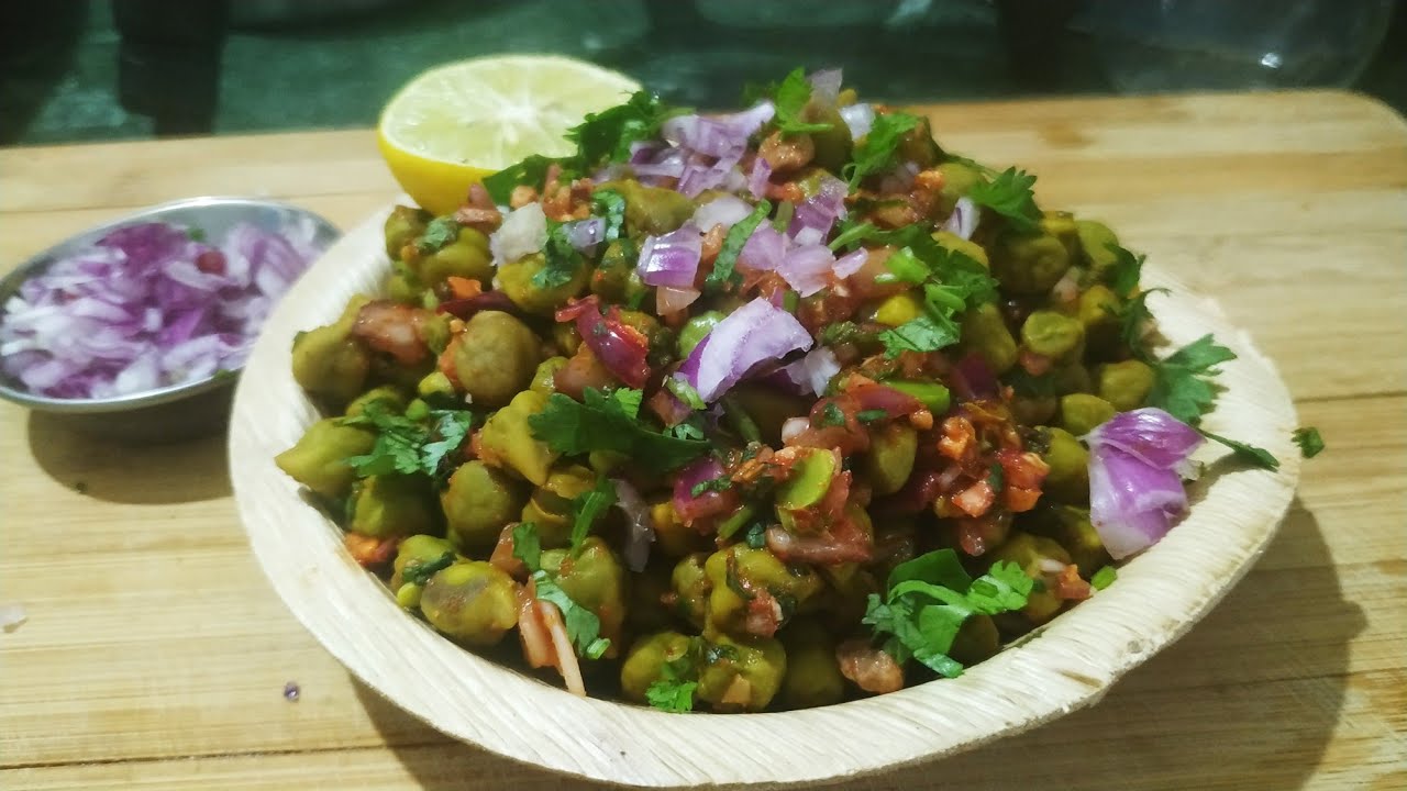 हरे चने की चाट😋 weightloss chaat recipe।। Healthy chaat recipe।। green chana chaat।।हरी चोलाई की चाट