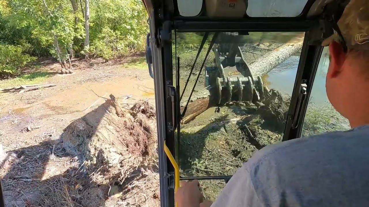 Clearing And Burning On The Pond Makeover