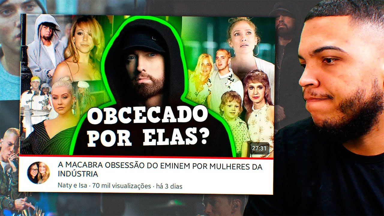 A MACABRA obsessão do EMINEM por MULHERES da Indústria - React Jota Jogadas