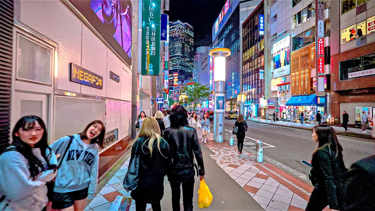 Tokyo Shibuya, Harajuku Night Walk, Japan • 4K HDR