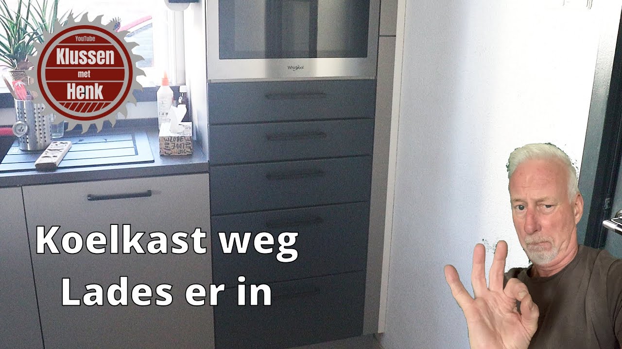Koelkast vervangen door ladekast deel 2