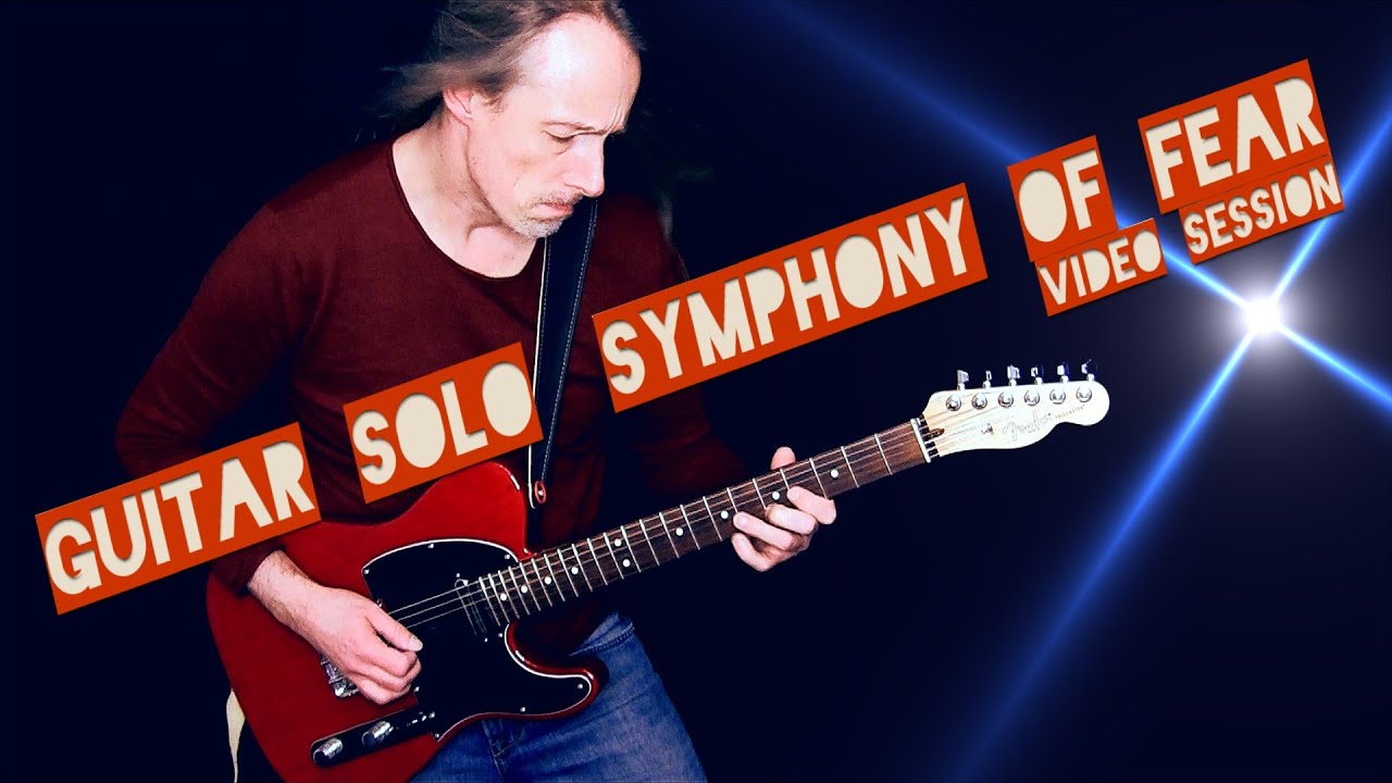 Benjamin Schippritt guitar solo 🎸🎸🎸 scene from Symphony Of Fear video sessions