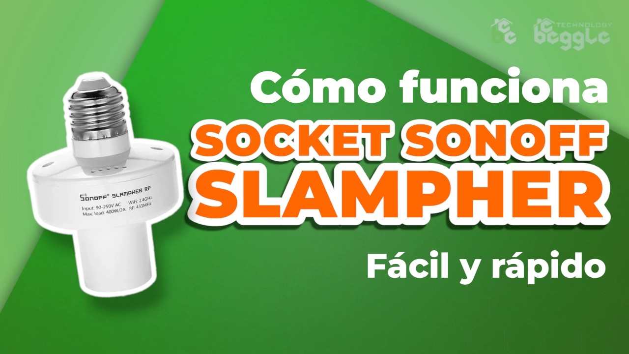 SONOFF SOCKET SLAMPHER - Funcionamiento,  control por RF Y Configuración con eWelink