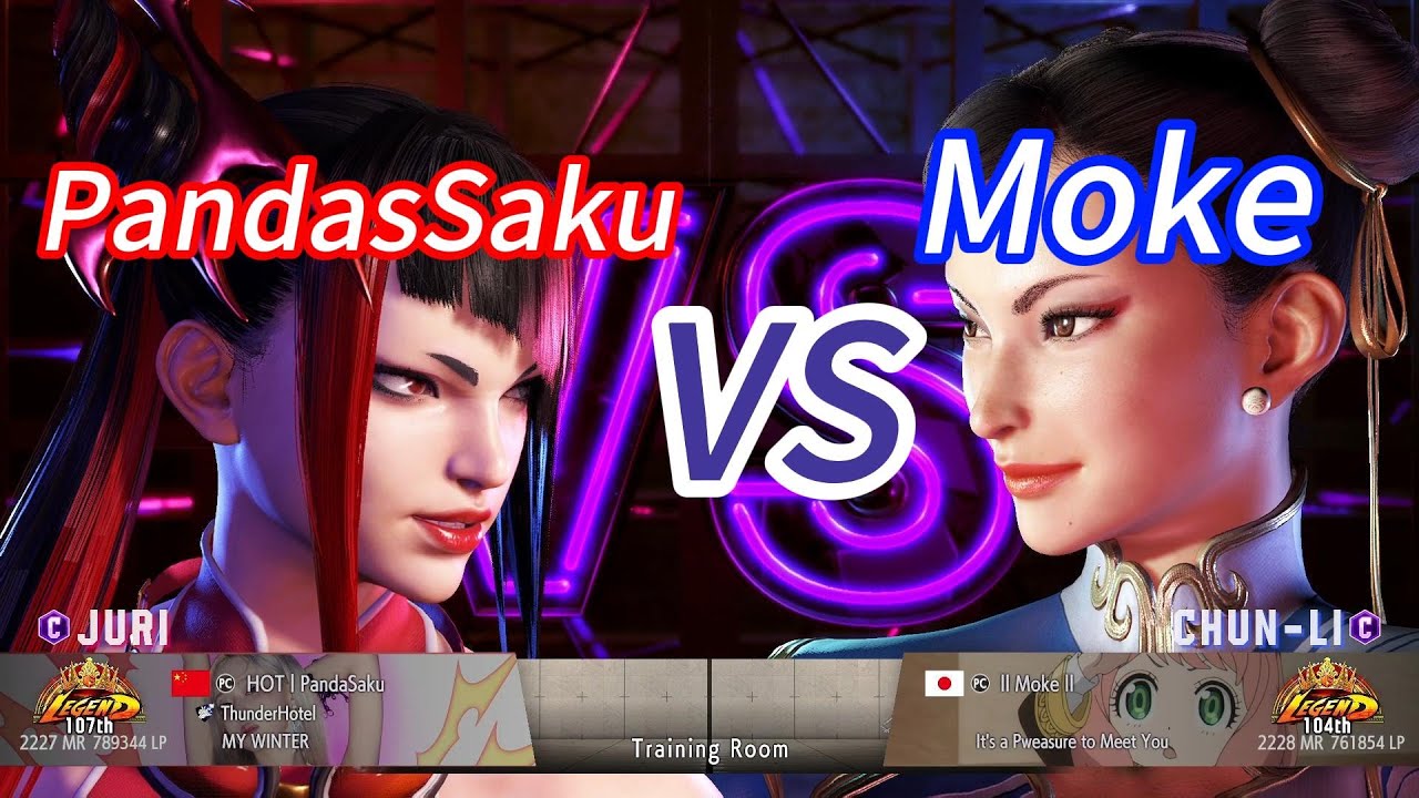 SF6💥PandasSaku(JURI) vs Moke(CHUN-LI)💥Street Fighter 6 High Level Match's EP1619