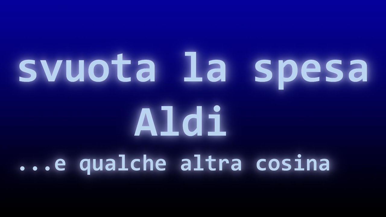 svuota la spesa aldi : piccoli acquisti da action, kiabi e pittarello