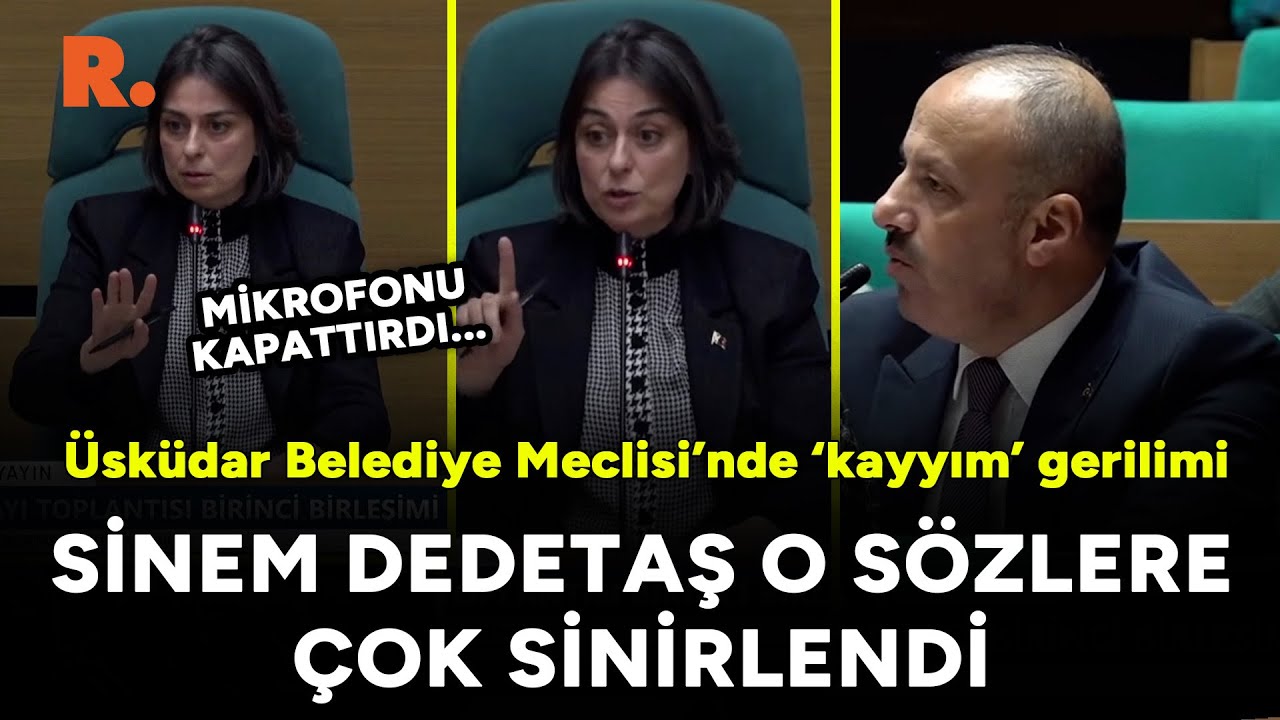 Üsküdar'da mikrofon kapatan ‘kayyım’ gerilimi: Sinem Dedetaş, o sözlere çok sinirlendi