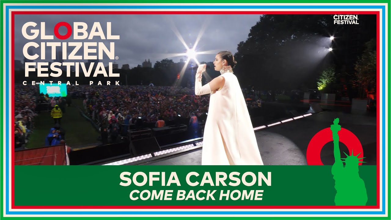 Sofia Carson Performs ‘Come Back Home’ | Global Citizen Festival 2023