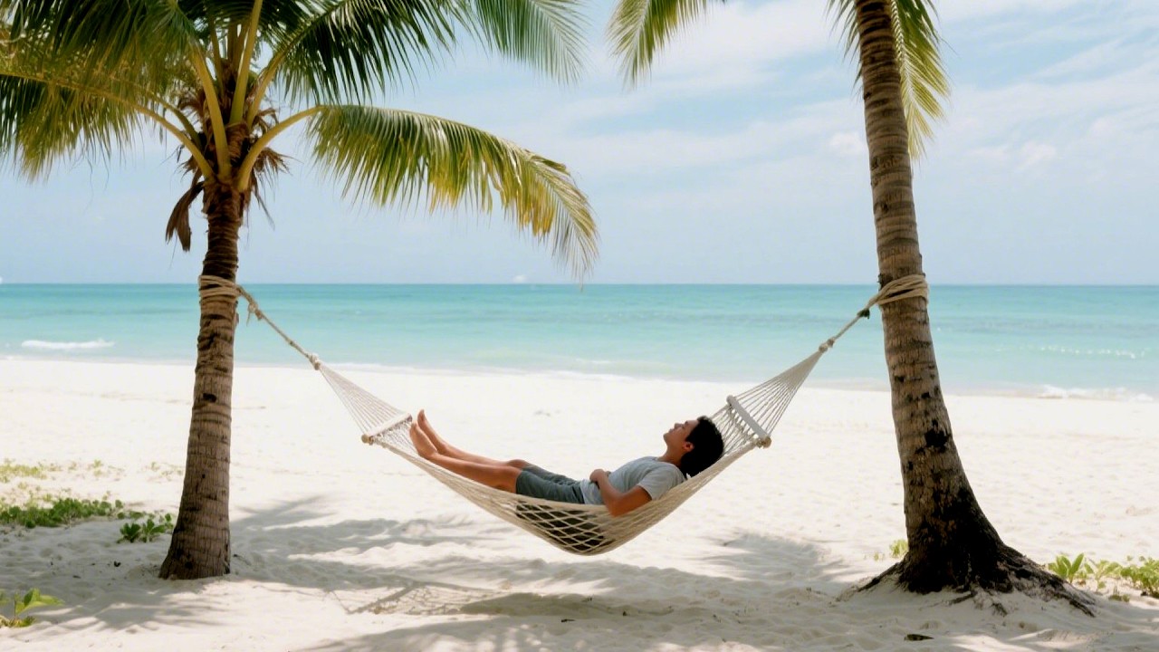 Tropical Beach Harmony Breaths Deeper Than Night For Peaceful Sleep Ambience 🌊